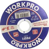 WorkPro WP406373 Doorslijpschijf 115 mm 10 stuk(s) Inox, Metaal