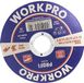 WorkPro WP406373 Doorslijpschijf 115 mm 10 stuk(s) Inox, Metaal
