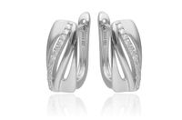 MAGNETI Amona Jewelry Zilveren Oorbellen Dames met Zirkonia