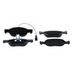 Bosch Bp173 Remblokken vooras ECE-R90 certificering, 1 set met 4 vellen