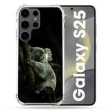Cokitec Samsung Galaxy S25 Animal Koala zwart