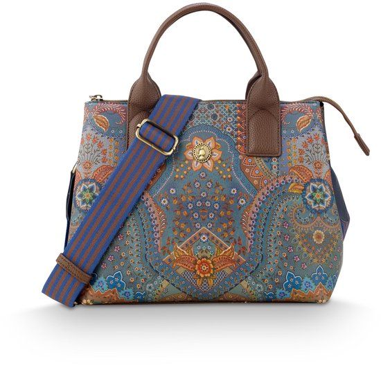 Pip Studio Fia Handtas Dames Blauw