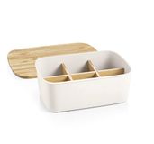 Tescoma 900826 Online, theezakhouder, 6 vakken, voor 60 zakken, afneembare scheidingswand, 23,5 x 17 cm