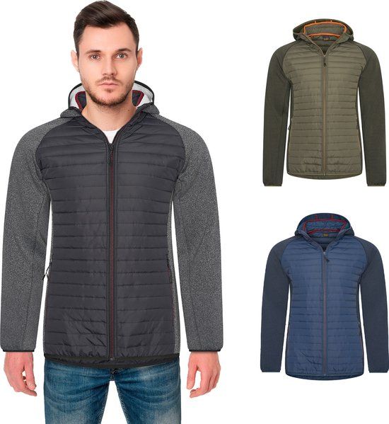 Mario Russo All Season Jas Zwart - Maat XL - Heren