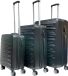 Benzi Leon ABS Kofferset Expandable 3-delig - Black