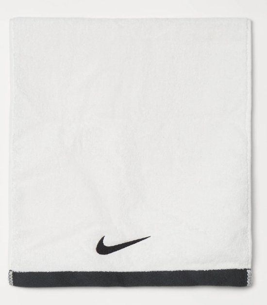 Nike Sporthanddoek Fundamental - Medium - Wit - Katoen - 81 x 36 cm