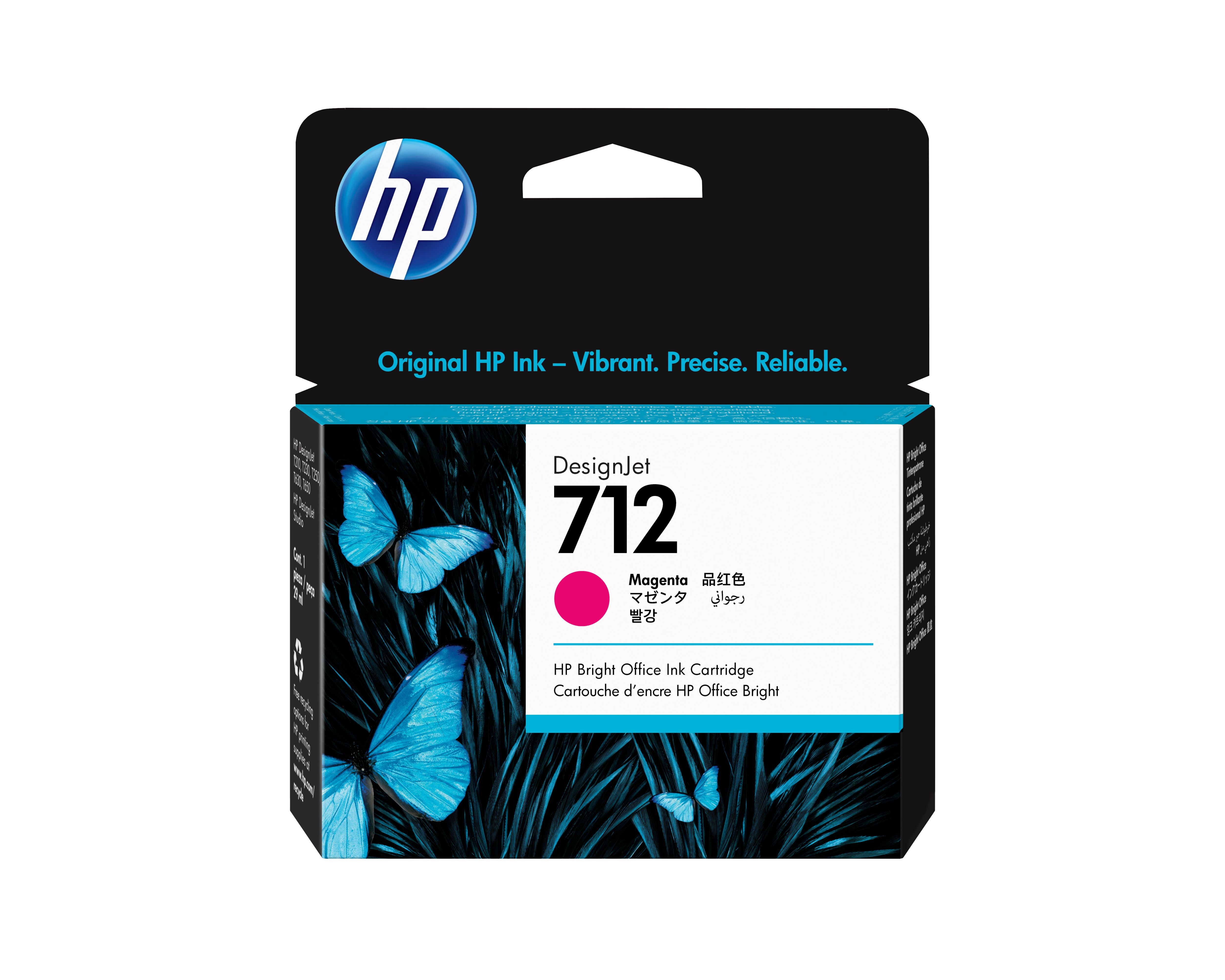 HP 712 Magenta Ink Cartridge - 29ml - Original