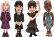 MINIX - TV Series - Wednesday - Pack of 4 - Wednesday, Wednesday in Ball Dress, Enid, Bianca - Standbeeld 12cm