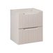 AC-Déco Badkamermeubel 50 cm, kleur kasjmier, mat, met groefverlijste MDF-laden