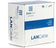 Danicom CAT6A S/FTP 100 meter kabel op rol soepel - PVC (Fca)