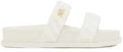Armani Exchange Xw00257474_af22799 Sandales plates Blanc EU 38 Femme