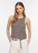 comma - Gebreide slipover - Dames - Maat 40 - Donkerbruin