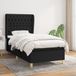 Maison Exclusive - Boxspringbed met matras, noir, 100 x 200 cm, textile