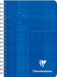 Clairefontaine Notitieboek 9x14 cm 100 Pagina's Kleine Ruitjes Spiraalbinding 10 Stuks