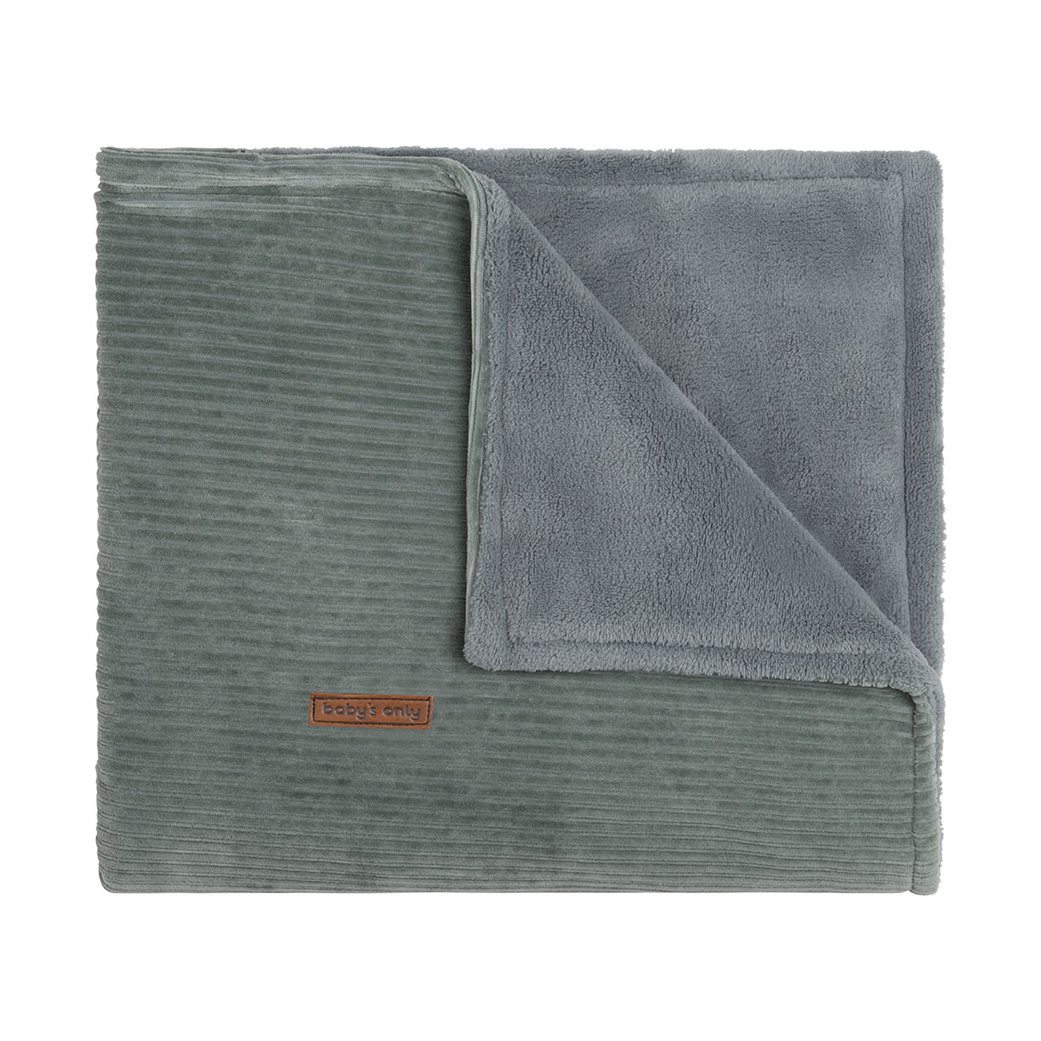 Baby's Only Wiegdeken teddy Sense zeegroen 70x95 cm
