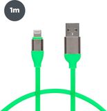 Contact USB naar Lightning Kabel 1,5 m Groen