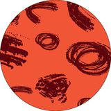 Bonateks Ronde digitaal bedrukte muismat, antislip onderkant, voor kantoor en thuis, diameter: 22 cm