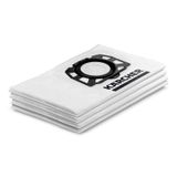 Kärcher Stofzuigerzakken - 4 stuks - Fleece - Compatibel met WD 2 Plus, WD 3, SE 4001 en meer