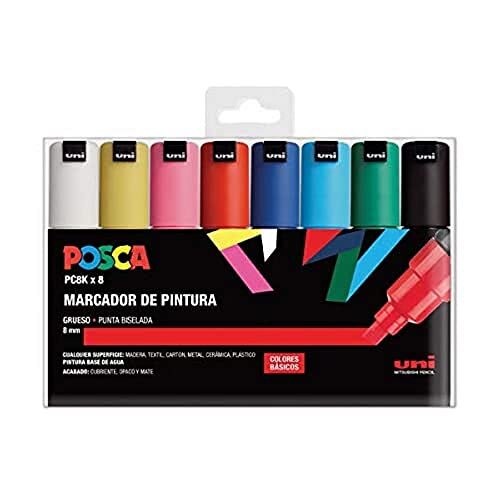 Uni Posca Set PC 8K Basic - 8-pack