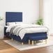 Maison Exclusive - Sommier à lattes de lit avec matelas Bleu 120x200 cm Tissu