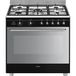 Smeg CG90N2 Cuisinière autoportante Noir