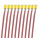 SeKi 10 stuks voorbedrade SMD LED bouwvorm 0603 oranje; spanning LED 1.8-2.1V incl. voorweerstand voor 12V (niet gemonteerd); lichtdiode bedraad incl. 20cm aansluitkabel