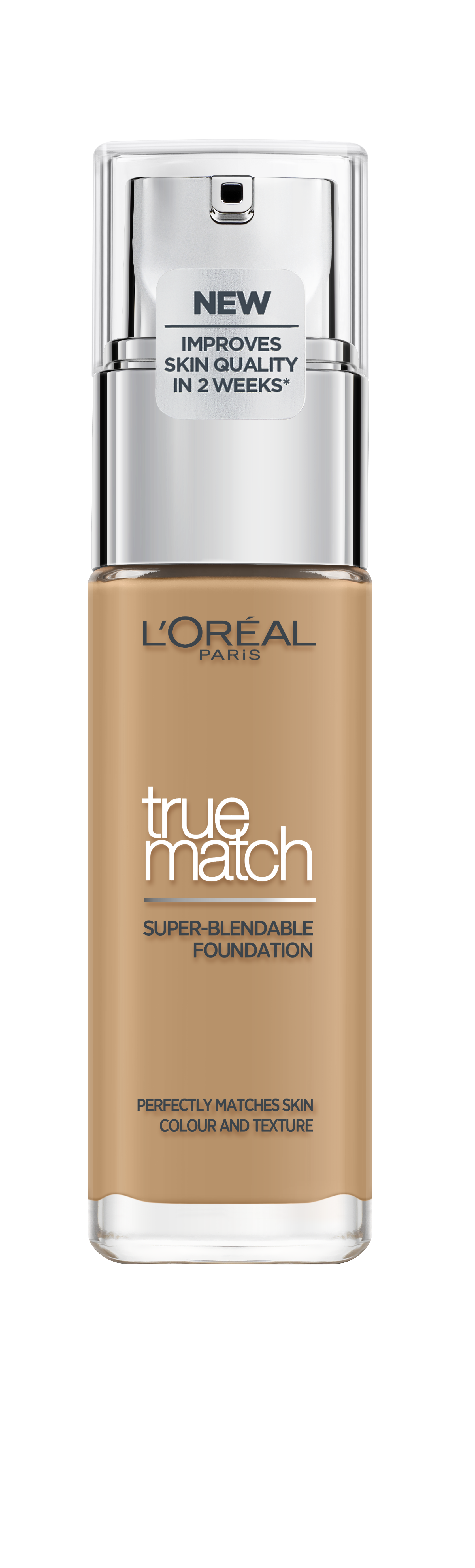 L'Oréal True Match Foundation 6.5.W Golden Toffee - Natuurlijk Dekkende Foundation met Hyaluronzuur en SPF 17 - 30 ml