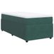 vidaXL Boxspringbed met matras, fluweel, donkergroen, 100x200 cm