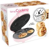 ScrapCooking Eenhoorn-wafel- en pannenkoekenmachine - Unicorn Factory - Antiaanbaklaag - Cadeau-idee voor bakken en koken - Inclusief recept - Roze - 3886