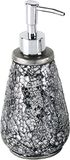 Gedy - DISTRIBUTEUR SAVON GRIS ARGENT MYOSOTIS