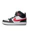 Nike Court Borough Mid 2 (Ps) Mixte enfant Chaussures de gymnastique Chaussure de tennis, Noir/blanc/rouge, 29.5 EU