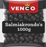 Venco Salmiak rondo's - Drop - 1 Kilo