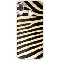 Samsung Galaxy A40 Zebre Verstevigd hoesje met sublimatie bedrukking