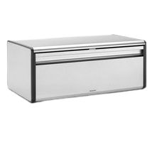 Brabantia Broodtrommel - Rechthoekig - Staal - 46.5 x 25 x 18.7 cm - Matt Steel