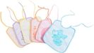 Poupy Klein En Absorberend Babyslabbetje Van Spons, BPA-vrij, Wasbaar En Herbruikbaar, Met Elastische En Jacquardverwerking