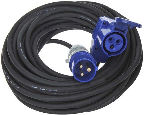 ProPlus Cee Verlengkabel 25m 2 5mm Contrastekker/schuko-stopcontact