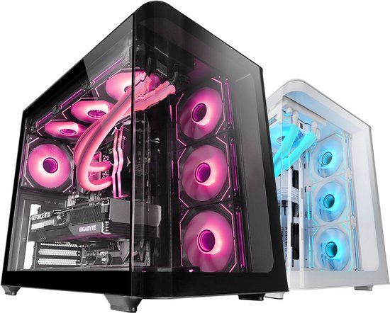 Mars Gaming MCFUSION Midi Tower Wit