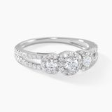 Titemae Bague Argent Blanc Oxyde De Zirconium