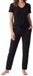 Schiesser Dames pyjama Mix & Relax zwart