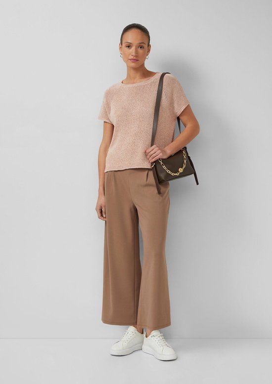 s.Oliver BLACK LABEL s.Oliver Culotte Broek Vrouwen Regular Fit cognac Polyester