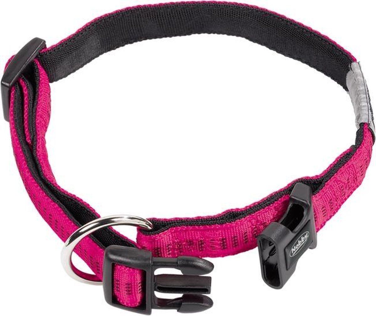 Nobby halsband soft grip fuchsia - 20-30 cm