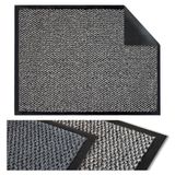 Deurmat, Flandria Deurmat, stofdicht, antislip, deurmat voor binnen en buiten, 40 x 60 cm, antraciet