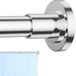 Wan GmbH Tringle de rideau de douche réglable 70-200 cm Inox télescopique Chrome