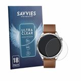 Savvies Screenprotector voor Honor Watch 6 - Folie Beschermfolie transparant 18 Stuks