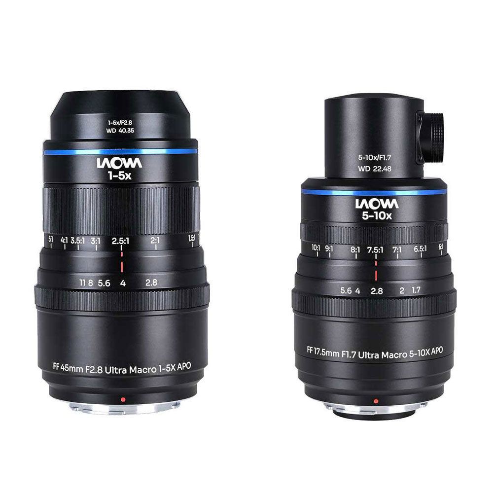 Laowa Aksen 2-lens Bundel 45mm f/2.8 + 17.5mm f/1.7 (Coax Ill) Nikon F-mount (DX)