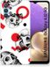 Samsung Housse Arrière Silicone Samsung Galaxy A32 5G Skull Rouge
