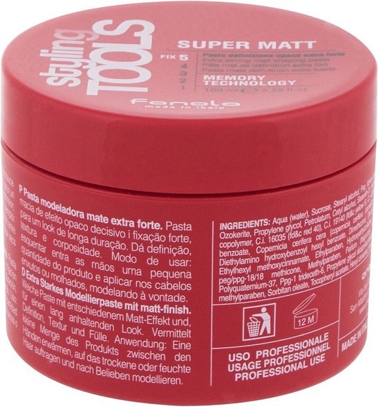 Fanola Styling Tools Super Matt Paste 100 ml