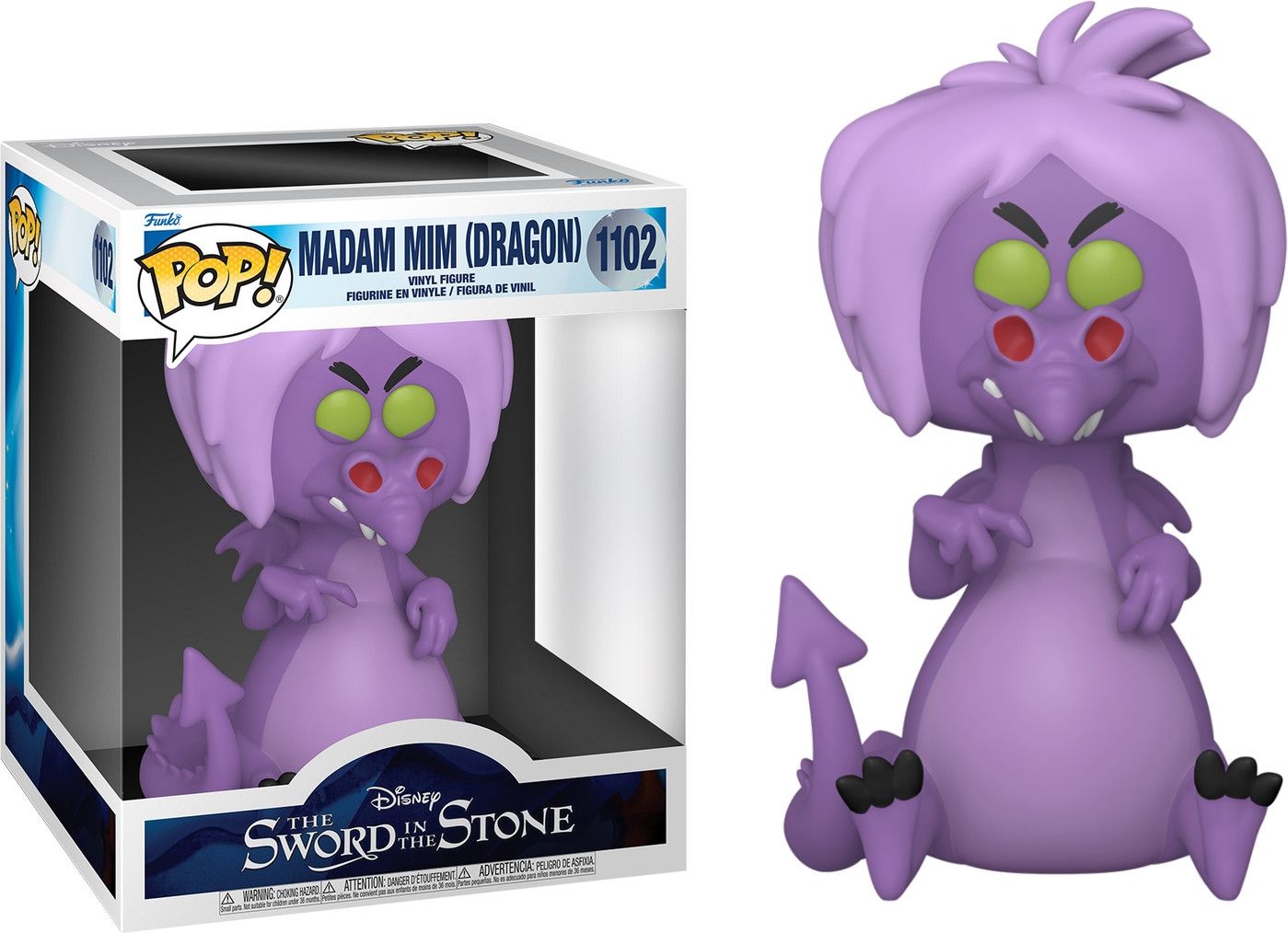 Funko Disney The Sword in the Stone Pop Vinyl: Madam Mim (Dragon) (1102) - 0889698491600