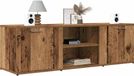 Maison Exclusive - Meuble TV aspect bois ancien 120x34x37 cm Matériau dérivé du bois