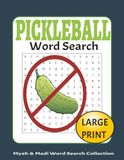 Pickleball Pickleball Word Search: 50 Pickleball-Themed Puzzles Over 100+ Pages